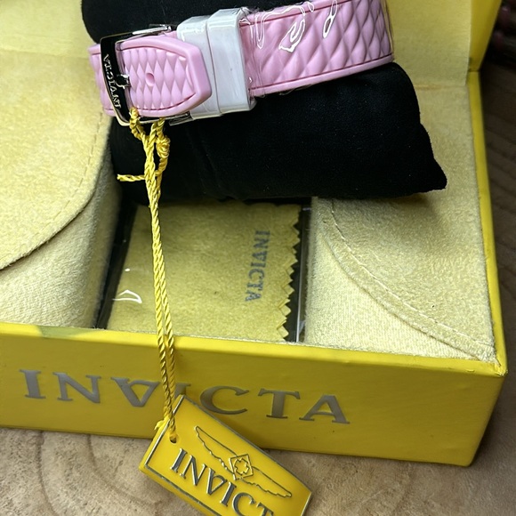 Invicta Lupah Ladies Women’s Pink Bling Rhinestone Watch NEW in Box 22117 - Picture 4 of 9